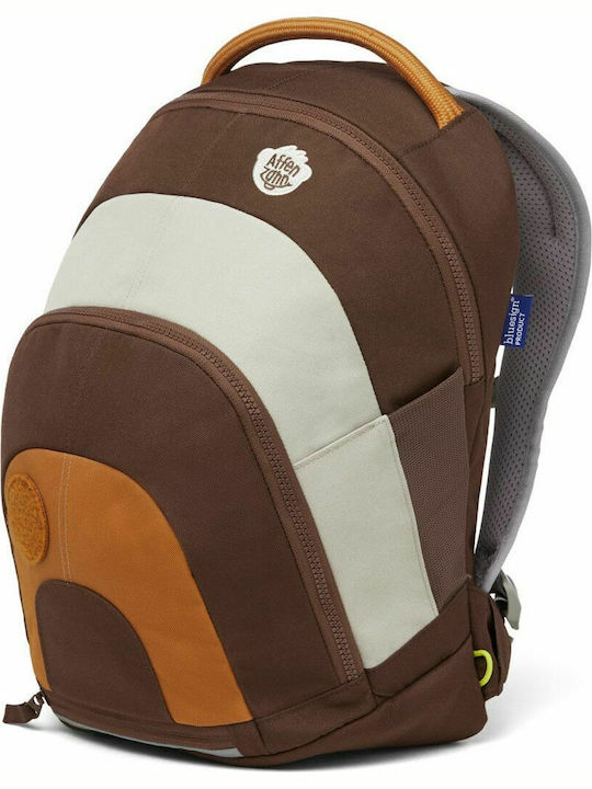 Affenzahn Daydreamer Monkey School Bag Backpack Elementary, Elementary in Brown color