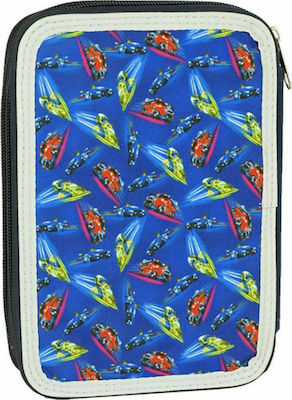 Gim Paw Patrol Movie Pencil Case Full with 2 Compartments Blue