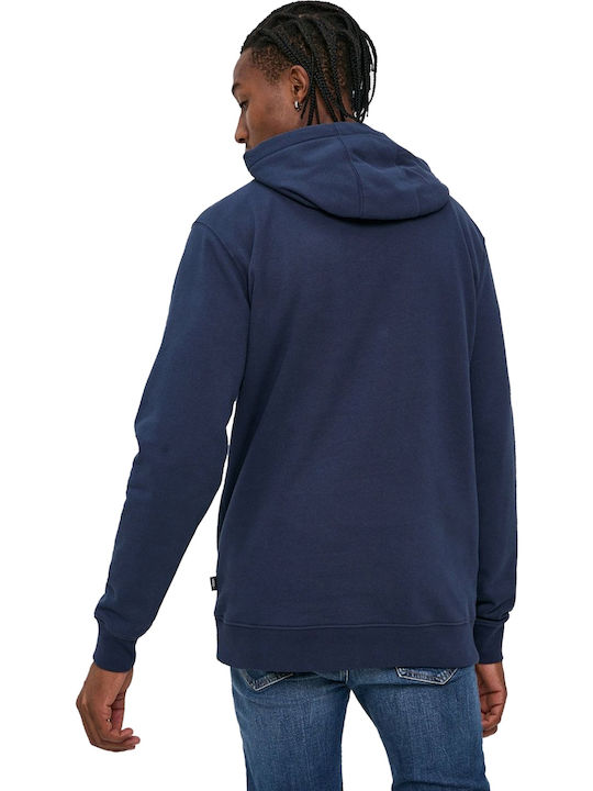 Vans Sequence Men's Sweatshirt with Hood and Pockets Navy