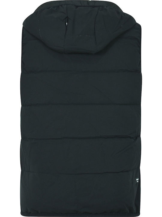 212.BM10.150 Geacă Fără Mâneci De Iarnă Puffer Neagră