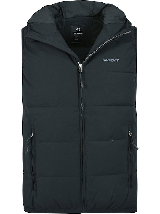 212.BM10.150 Geacă Fără Mâneci De Iarnă Puffer Neagră