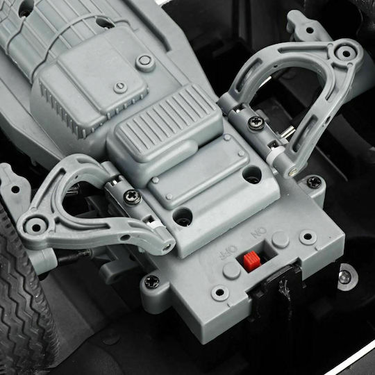 WPL D12 2.4G 2WD Truck Τηλεκατευθυνόμενο Φορτηγό 2WD Ασημί