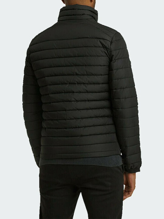 Fuji Geacă Puffer Neagră De Iarnă
