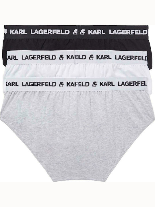 Karl Lagerfeld Men's Slips Multicolour 3Pack