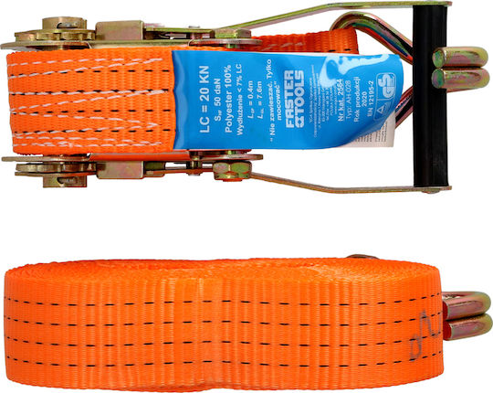 Faster Tools Ιμάντας Αποσκευών Αυτοκινήτου 1000cm με Καστάνια