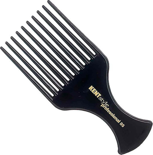 Kent 10 Pronged Afro Comb Χτένα Μαλλιών Μαύρη