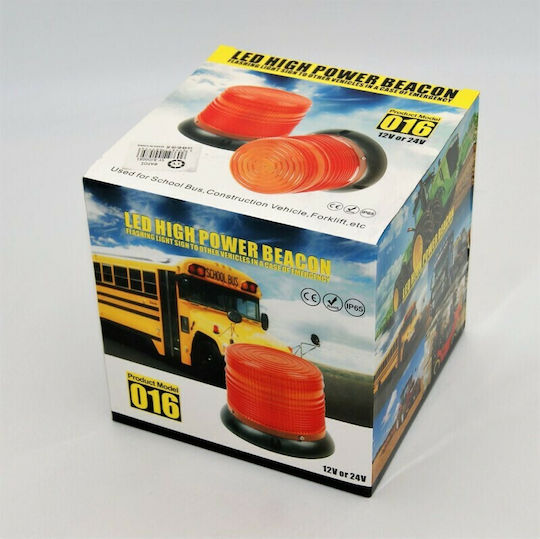 Far Auto LED 12 / 24V cu Portocaliu Iluminare BJD0081