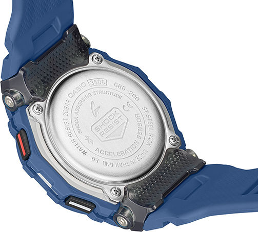 Casio G-Shock GBD-200-2 48mm Wasserdicht Smartwatch (Navy Blue)