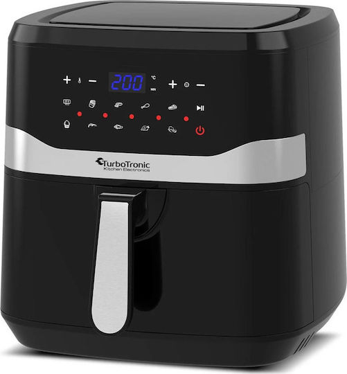 Turbotronic Air Fryer with Removable Basket 7.5lt Black