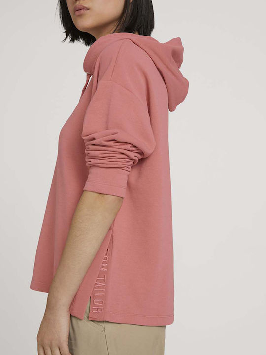 Damen Sweatshirt Kapuzen Rosa