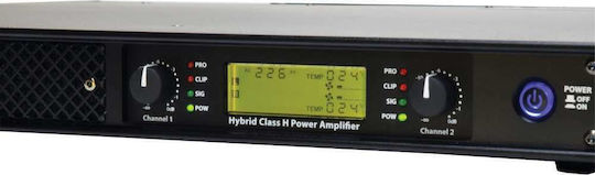 Citronic H1600 PA Power Amplifier 2 Channels 650W/4Ω 450W/8Ω Black