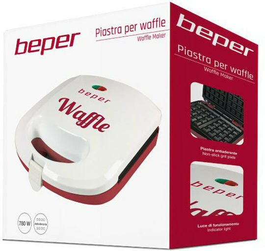 Beper Waffeleisen Für Quadratische Waffeln 2 Leistung Positionen 780W
