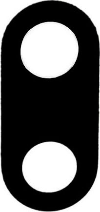 Camera Lens Glass Black for Redmi 7A