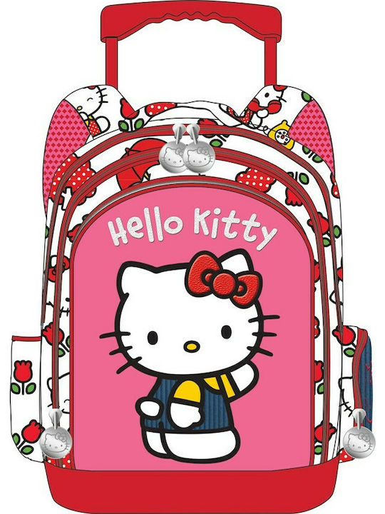 hello kitty backpack trolley Shop Preschool Medium 12" Ro  Luggage Factory This pink Hello Kitty is made with all the details that your little one will love Hello Kitty Trolley Backpack Follow