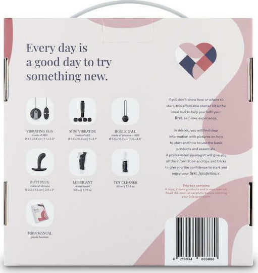 LoveBoxxx First Self-Love (S)Experience Starter Set Mini Δονητής Egg Μαύρος