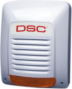 DSC Neka Outdoor Battery Alarm Siren 106dB with Orange Light