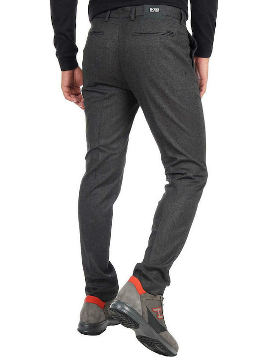 Hugo Boss Herrenhose Chino Elastisch in Slim Passform Schwarz