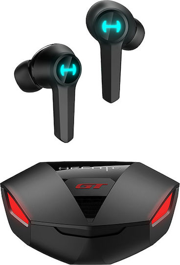 Edifier GT4 In-ear Bluetooth Handsfree Ακουστικά με Αντοχή στον Ιδρώτα και Θήκη Φόρτισης Μαύρα