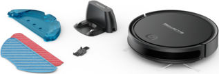 Rowenta Explorer Serie 50 Robot Vacuum Cleaner with Battery Life up to 120 minutes and Space Coverage up to 120 sq.m Black