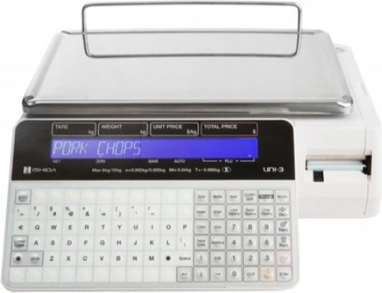 Ishida UNI 3 L1 Electronic Commercial Retail Scale with Printer 30kg/10gr