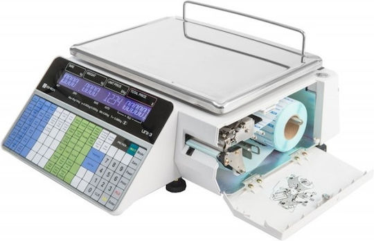 Ishida UNI 3 L1 Electronic Retail Scale with Label Printing Capability with Weighing Capacity of 30kg and Division 10gr