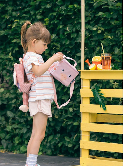 Les Deglingos Geantă Izotermică de Prânz pentru Școală 3.8lt Roz 19.5 x 14 x 14cm