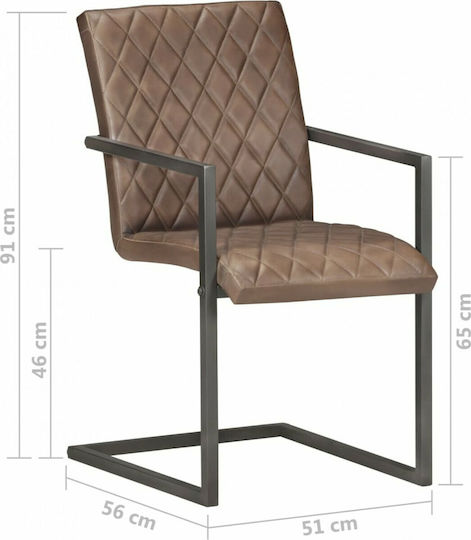 Überhang Stühle Speisesaal Coffee 2Stück 51x56x91cm