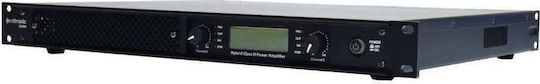 Citronic H2400 Hybride Leistungsverstärker Hi-Fi-Verstärker Stereo 650W/4Ω 450W/8Ω 172.124UK Schwarz