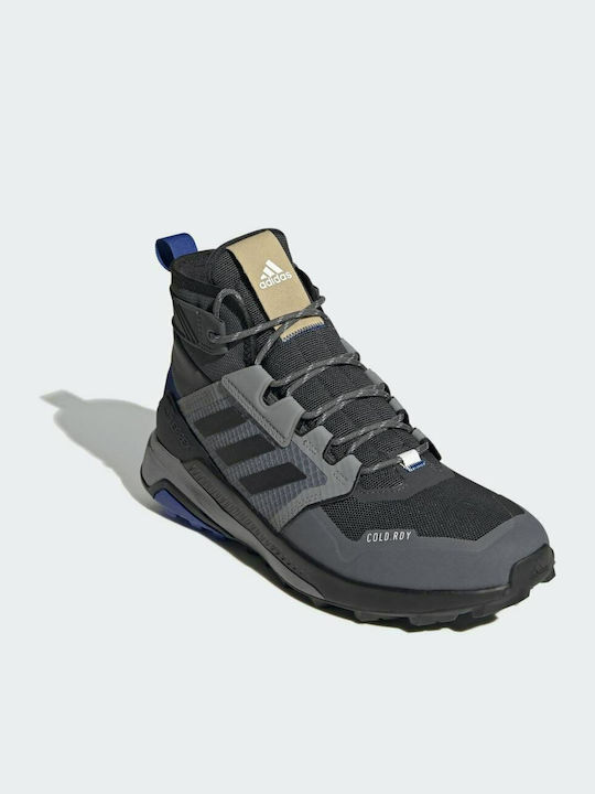 Adidas Terrex Trailmaker Cold.Rdy Bărbați Cizme de drumeție Gri Șase / Core Black / Halo Blue