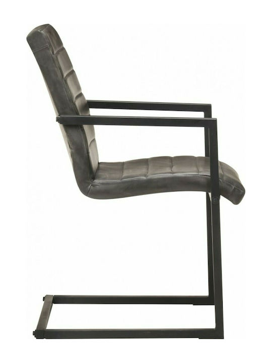 Überhang Stühle Speisesaal Grey 4Stück 51x56x91cm