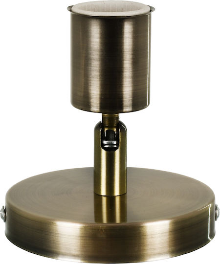 GloboStar Sara Single Spot with Socket E27 in Bronze Color