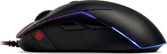 Zeroground KAITO v2.0 RGB Gaming Ποντίκι 6400 DPI Μαύρο