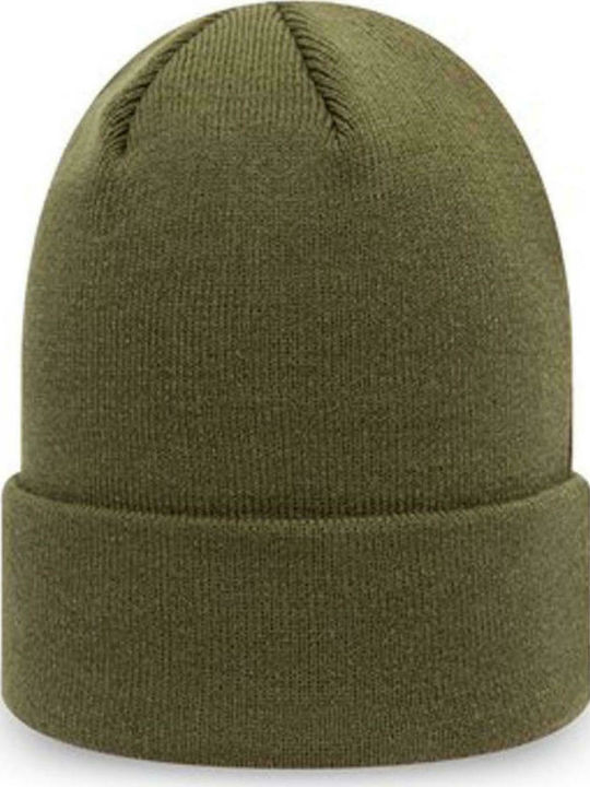 New Era Pop Colour Knitted Beanie Cap Khaki