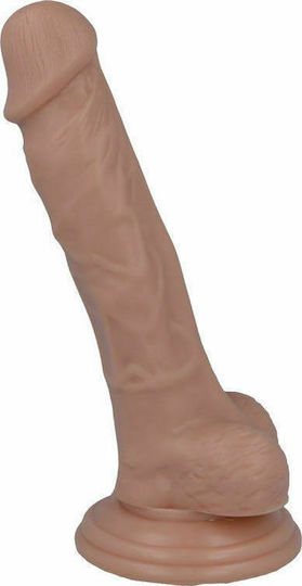 Intense Mr Intense Realistic Cock 9 Ρεαλιστικό Dildo με Όρχεις και Βεντούζα Flesh 17.8cm