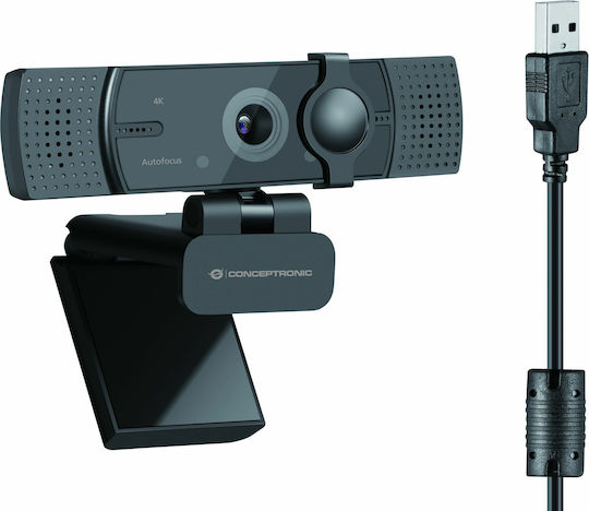 Conceptronic AMDIS07B Web Camera 4K με Autofocus AMDIS07B