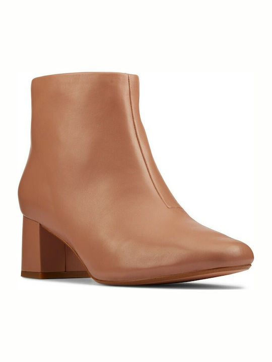 Clarks Sheer55 Ankle Boots Tabac Brown