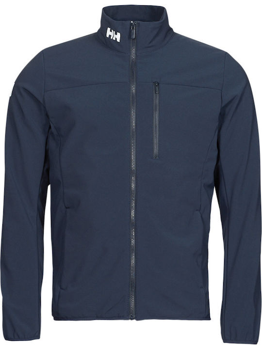 Χειμωνιάτικο Μπουφάν Softshell Αδιάβροχο και Αντιανεμικό Navy Μπλε