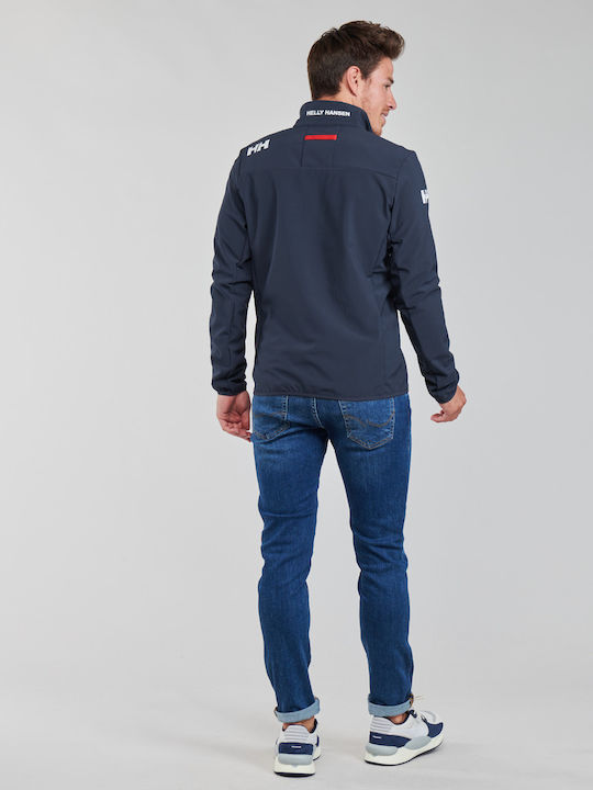 Χειμωνιάτικο Μπουφάν Softshell Αδιάβροχο και Αντιανεμικό Navy Μπλε