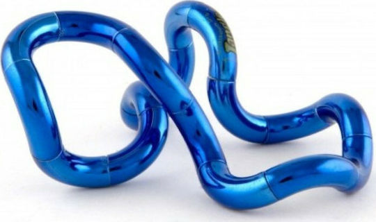 Metallics Tangle Fidget Tube Plastic Blue