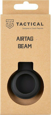 Tactical Beam Silicone Keychain Case for AirTag Black