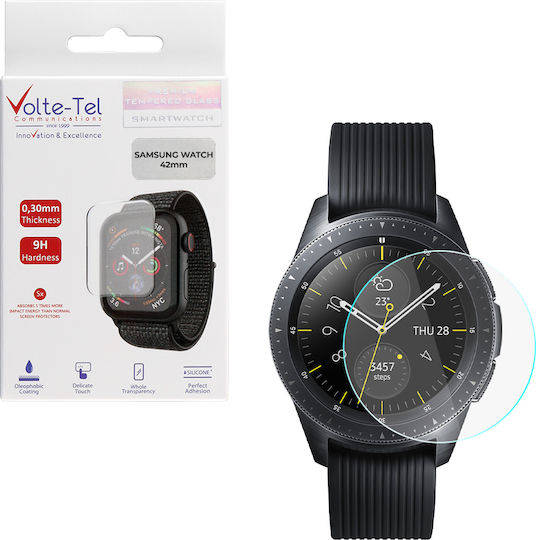 Volte-Tel 2.5D Full Glue Gehärtetes Glas für das Galaxy Watch 42mm 1Stück 8281051
