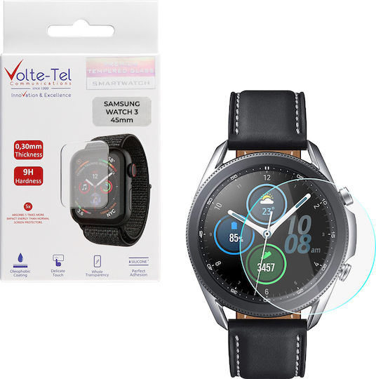 Volte-Tel 2.5D Full Glue Gehärtetes Glas für das Galaxy Watch 3 45mm 1Stück 8281082