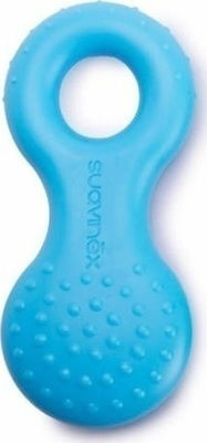 Suavinex Teething Ring made of Rubber for 0 m+ Blue 1pcs