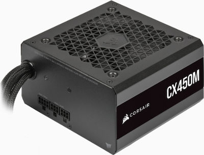 Corsair CX-M Series CX450M 450W Power Supply Semi Modular 80 Plus Bronze