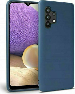 Soft Silicone Back Cover Blue (Galaxy A32 4G)