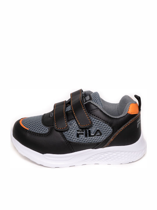 Fila Încălțăminte Sport pentru Copii talpa joasa Comfort Happy cu Scai Negre