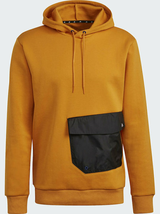 Sportswear Sweatshirt with Hood Focus Orange