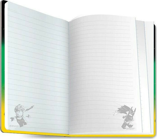 LEGO Carnet Cu dungi cu Elastic Multicolor
