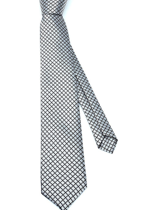 Legend Accessories Synthetic Men's Tie Set Printed Silver