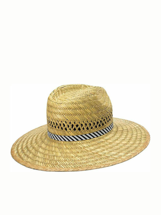 Volcom Throw Shade E5512003 Femei Wicker Pălărie Panama Natural E5512003-NAT